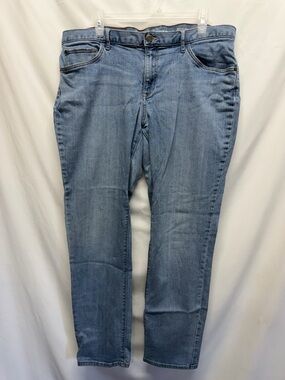 Eddie Bauer Boyfriend Fit Light Blue Straight Leg Jeans 16W